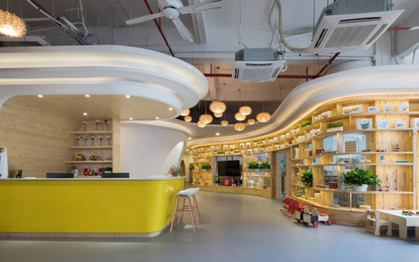 廣州展廳設計睿星貝貝早教店裝飾設計 廣州展廳設計睿星貝貝早教店裝飾設計