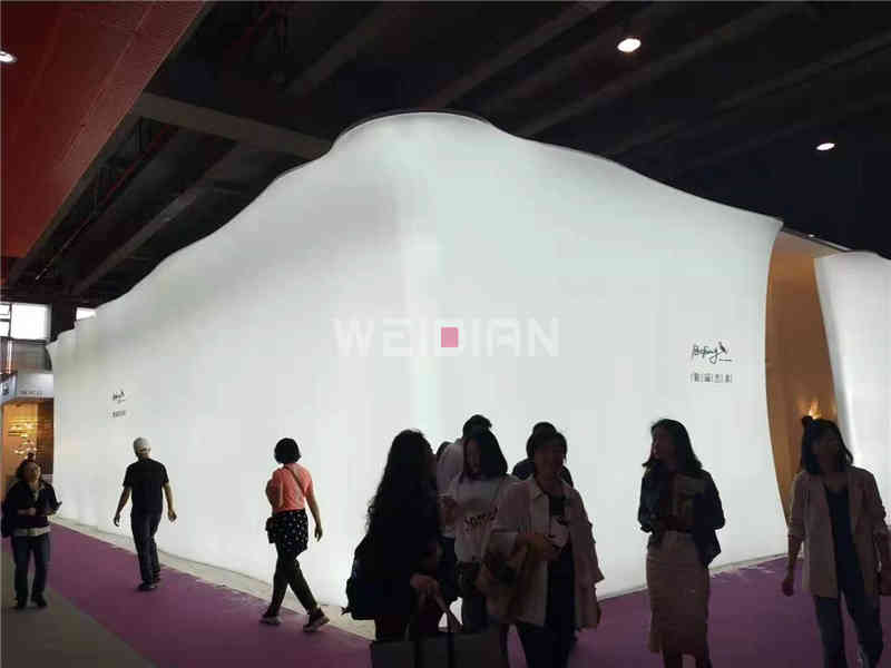 廣州展臺(tái)設(shè)計(jì)公司搭建鉑晶藝術(shù)上海國(guó)際尚品家居及室內(nèi)裝飾廣州展覽會(huì)展臺(tái)搭建